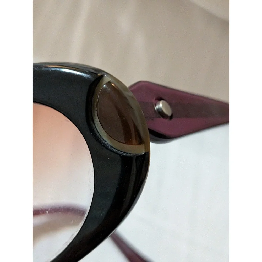 Face a Face Sonia 1 Col 499 Black 54 15 Lucite women's eyeglass *Frame Only*